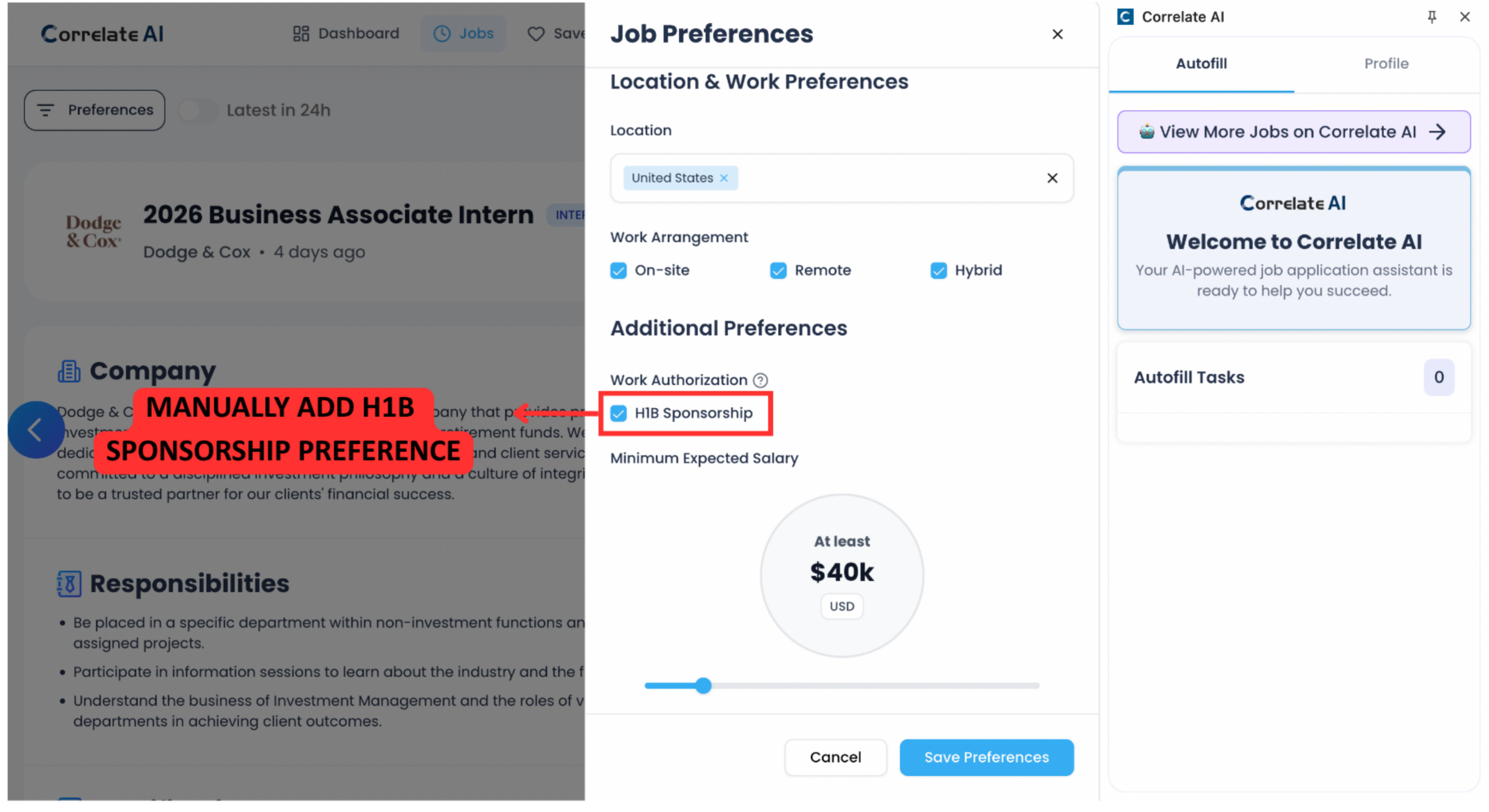 H-1B Sponsorship Filtering